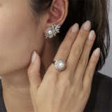 GROUP OF CULTURED PEARL AND DIAMOND JEWELLERY - photo 8