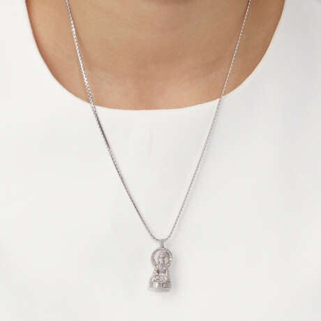 DIAMOND PENDENT/BROOCH NECKLACE - Foto 5