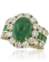 NO RESERVE - ADLER EMERALD AND DIAMOND RING