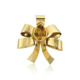 CARTIER RETRO GOLD AND CITRINE BROOCH - Foto 1