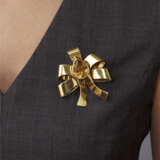 CARTIER RETRO GOLD AND CITRINE BROOCH - photo 3
