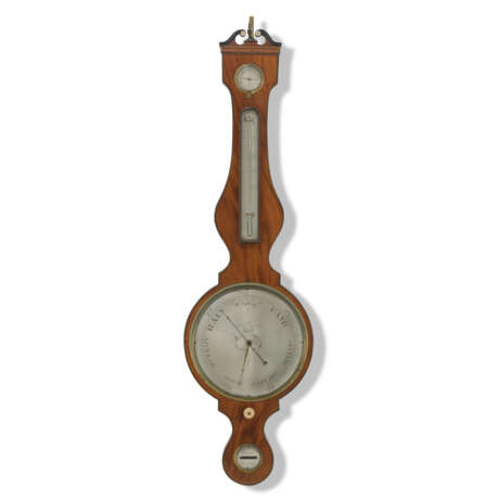 A REGENCY MAHOGANY BAROMETER - photo 1