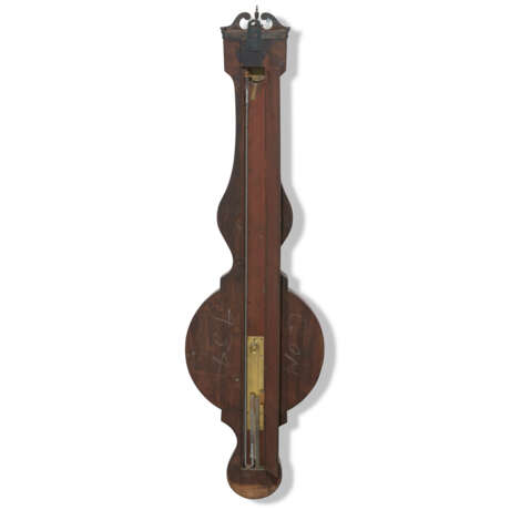 A REGENCY MAHOGANY BAROMETER - Foto 4