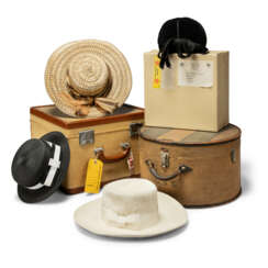 TWO ENGLISH HAT BOXES