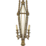 A SET OF FOUR NORTH ITALIAN GILT-COMPOSITION TWO-BRANCH WALL-LIGHTS - фото 3