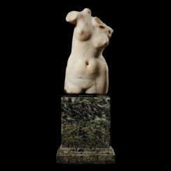 A ROMAN MARBLE TORSO OF VENUS