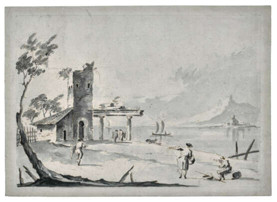 GIACOMO GUARDI (VENICE 1764-1835) - Foto 1