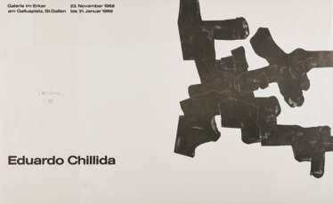 Eduardo Chillida (1924 San Sebastián - 2002 San Sebastián). Ausstellungsplakat
