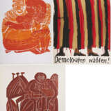 HAP Grieshaber (1909 Rot an der Rot - 1981 Reutlingen). Mixed Lot of 3 Prints - фото 1