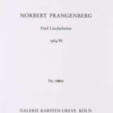 Norbert Prangenberg (1949 Rommerskirchen-Nettesheim - 2012 München). Portfolio with 5 Linocuts - photo 3