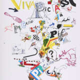 Jean Tinguely (1925 Freiburg - 1991 Bern). Viva Picasso (From: Hommage à Picasso) - Foto 1