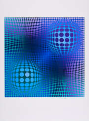 Victor Vasarely (1906 Pécs/Hungary - 1997 Paris). From: Hommage à Picasso
