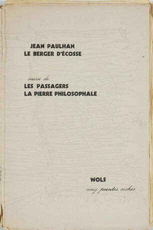 WOLS (Alfred Otto Wolfgang Schulze) (1913 Berlin - 1951 Paris). Jean Paulhan - Foto 8