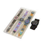 KONVOLUT 24x Swatch Armbanduhr, 1x Swatch Scuba 200 Armband und 1x Swatchbook 1996. - фото 6