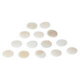14 ovale Opal-Cabochons von zus. ca. 41,1 ct, - фото 2