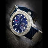 ULYSSE NARDIN. A STAINLESS STEEL LIMITED EDITION AUTOMATIC WRISTWATCH WITH POWER RESERVE AND DATE - photo 1