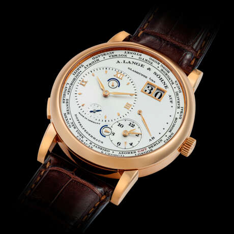 A. LANGE & S&#214;HNE. AN 18K PINK GOLD WORLD TIME AND DUAL TIME WRISTWATCH WITH LARGE DATE, DUAL DAY/NIGHT AND POWER RESERVE INDICATION - photo 2