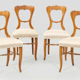 Satz von sechs Biedermeier-Stühlen - photo 1