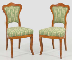 Paar Biedermeier-Stühle
