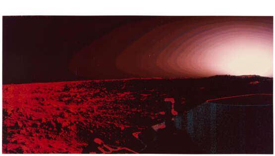 A COLOUR ENHANCED VIEW OF THE SUNSET ON MARS - photo 1