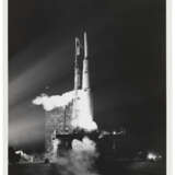 TWO PHOTOS OF THE LAUNCH OF PIONEER 1 - фото 1