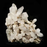 A CLUSTER OF QUARTZ CRYSTALS WITH PYRRHOTITE AND GALENA - Foto 7