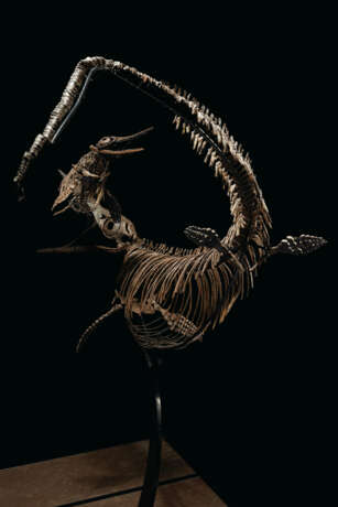 TWO ICHTHYOSAURS MOUNTED IN FIGHTING POSE - Foto 3