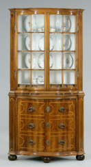 Baroque Corner Display Case Cabinet