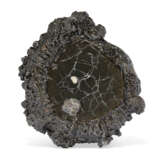 A SPLIT PYRITIZED AMMONITE - photo 4