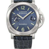PANERAI. A RARE AND HIGHLY ATTRACTIVE STAINLESS STEEL CUSHION-SHAPED AUTOMATIC WRISTWATCH WITH DATE AND BOX - фото 1