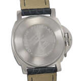 PANERAI. A RARE AND HIGHLY ATTRACTIVE STAINLESS STEEL CUSHION-SHAPED AUTOMATIC WRISTWATCH WITH DATE AND BOX - photo 3