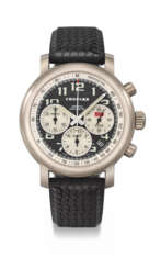 CHOPARD. A RARE AND ATTRACTIVE TITANIUM LIMITED EDITION CHRONOGRAPH WRISTWATCH WITH DATE