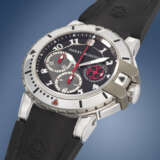 HARRY WINSTON. AN 18K WHITE GOLD AND ZALIUM DIVER’S AUTOMATIC CHRONOGRAPH WRISTWATCH WITH DATE, GUARANTEE AND BOX - фото 3