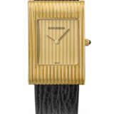 BOUCHERON. AN ELEGANT 18K GOLD RECTANGULAR WRISTWATCH WITH BOX - photo 1