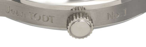 IWC. A RARE, LARGE AND ELEGANT PLATINUM LIMITED EDITION MINUTE REPEATING WRISTWATCH WITH GUARANTEE AND BOX - Foto 3