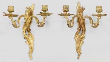Pair Of Rococo Wall Appliques