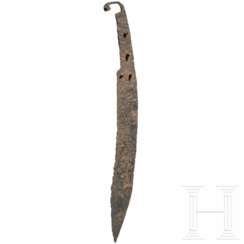 Geschwungenes einschneidiges Hiebschwert (Kopis), griechisch, 4. - 2. Jhdt. v. Chr.