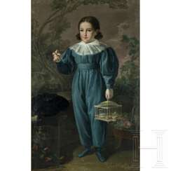 Junge in Blau, Spanien, datiert 1832