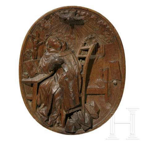 Reliefplatte mit Darstellung des Hl. Franziskus, Franken, 18. Jhdt. - Foto 1