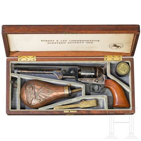 Perkussionsrevolver Colt Mod. 1851 Navy, Robert E. Lee Commemorative, in Schatulle, USA, um 1970 - photo 1