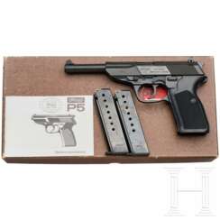 Walther P 5, lang, in Box