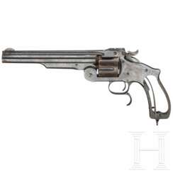 Smith & Wesson Model 3 Russian 2nd Model Revolver, Ausführung für Anschlagschaft, um 1880