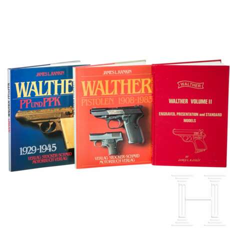 Bücherkonvolut von James l. Rankin zum Thema Walther Pistolen - photo 1