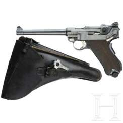 Pistole 04 (1906), DWM, mit Tasche, Reichsmarine, EWB