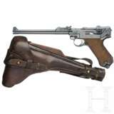 Lange Pistole 08, DWM 1914, EWB, mit Brett und Tasche - Foto 1