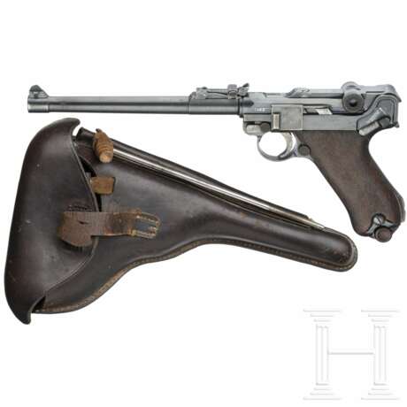 Lange Pistole 08, DWM, 1917, mit Tasche - фото 1