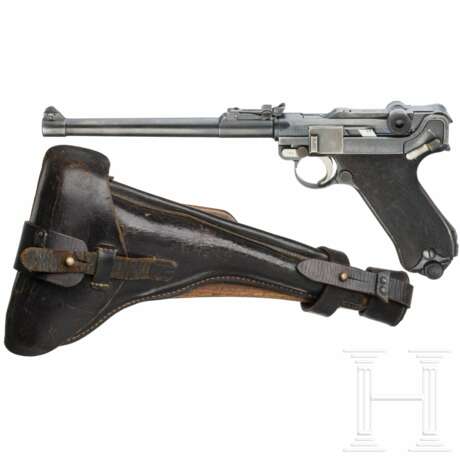 Lange Pistole 08, DWM 1917, mit Brett und Tasche - photo 1