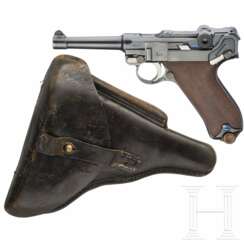 Pistole 08, Erfurt 1911, mit Koffertasche