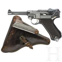 Pistole 08, Krieghoff, 1936, mit Koffertasche
