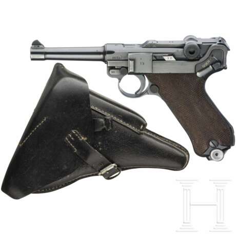Pistole 08, Mauser, Code "1940 - 42", mit Koffertasche - фото 1